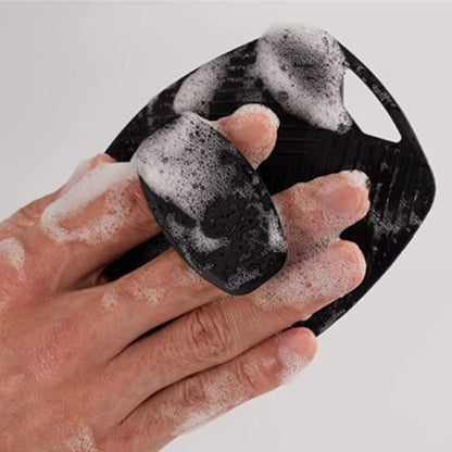 1/5pc Soft Silicone Exfoliating Brush Cleanser Manual Body Cleansing Care Scrubber Shower Gentle Massage Bath For Men