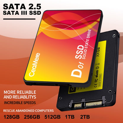 CeaMere 10 PEÇAS SSD480GB 512GB 2.5 1TB 120GB 240GB 256GB Disco Rígido de Estado Sólido para Computador Interno Grátis