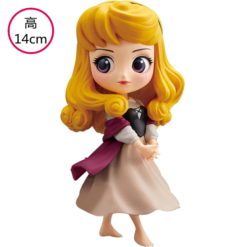 Original Qposket Princesa Disney Gelo e Neve Amor Estranho Elsa Ariel Bela Aurora Branca de Neve Sereia Mulan Boneca de Brinquedo Fofa