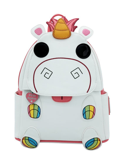 Mochila Loungefly Mini Princessa Gus e Jaq Teacup 70º Aniversário Lenticular Série Cinderela