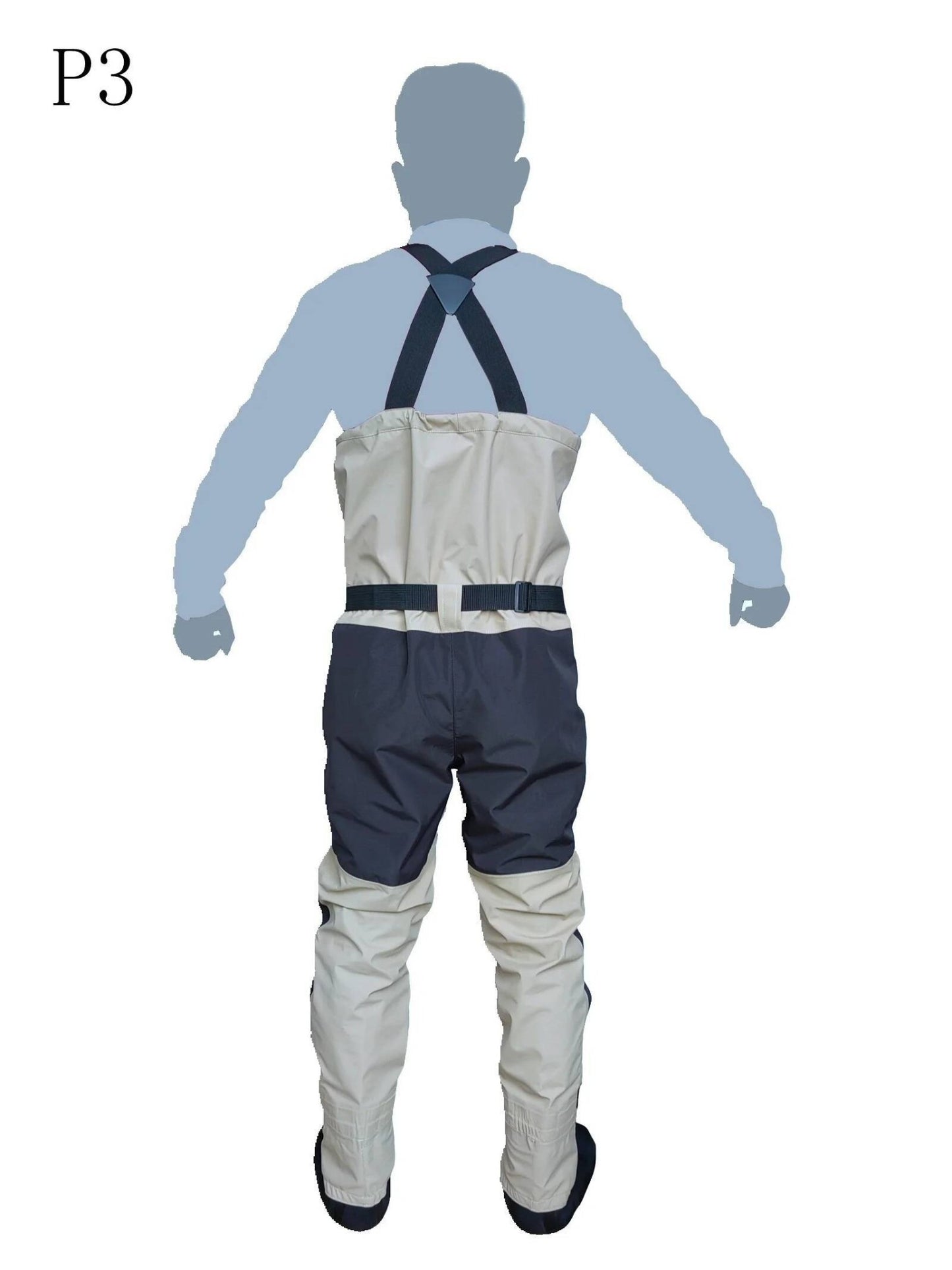 Pesca com mosca Infantil a adulto, botas-calças de neoprene para homens, para caiaque, caça. Secagem rápida, à prova d'água e respirável.