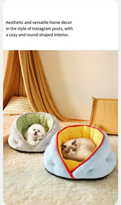 Canil Engrossado Inverno Quente Cama de Segurança Pequeno Cão Teddy Do Que Urso Dormindo Suprimentos para Animais de Estimação para Todas as Estações 2025 Tapete para Cães