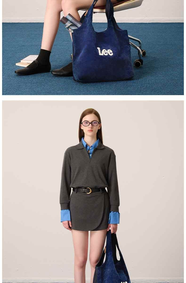 LEE Large Size Canvas Corduroy Women Travel Tote Bag Classic Simple Style Lady Daily Handbag Big Shopping Bags Back To School