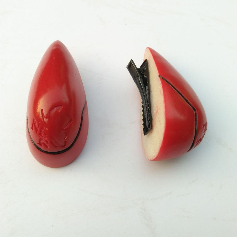 Perucas de Cosplay de Alta Qualidade EVA Asuka Langley Soryu Laranja Longa com 2 Grampos de Rabo de Cavalo Peruca de Cabelo Sintético Resistente ao Calor + Touca de Peruca