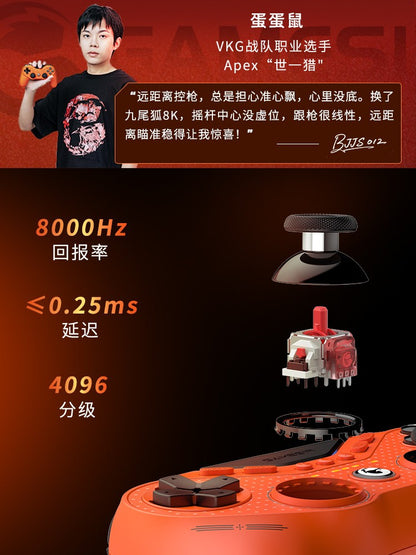 Game Sir Tarantula 8K 1K Wired Game Controller Custom Js13pro TMR Joystick Omron Micro Switches for Steam Switch Android Gamepad