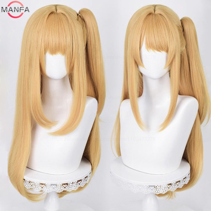Perucas de Cosplay de Alta Qualidade Arima Kana Hoshino Akuamarin Hoshino Rubii Hoshino Ai, Fibra Resistente ao Calor, Perucas de Anime de Cosplay