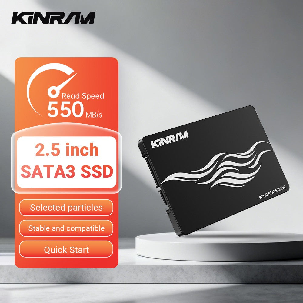 SSD KinRam 2.5 SATA 3 128GB 120GB 256GB Disco Rígido 240GB Interno SATA3 2.5 HDD 512GB 1TB Unidade de Estado Sólido Para Laptop PC Desktop