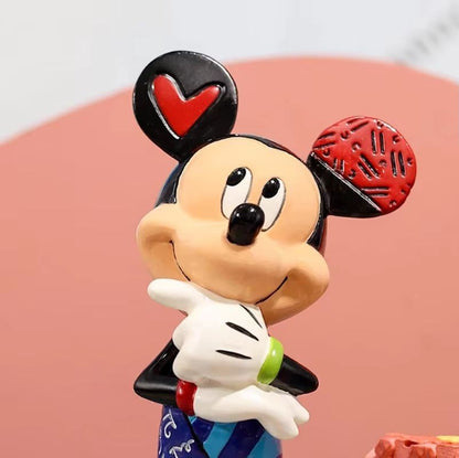 Novo Em Estoque Clássico Personagem de Desenho Animado 6 Polegadas Boneco de Ação Mickey Decoração Pensante Brinquedos Modernos para Crianças Presente Surpresa para Meninas
