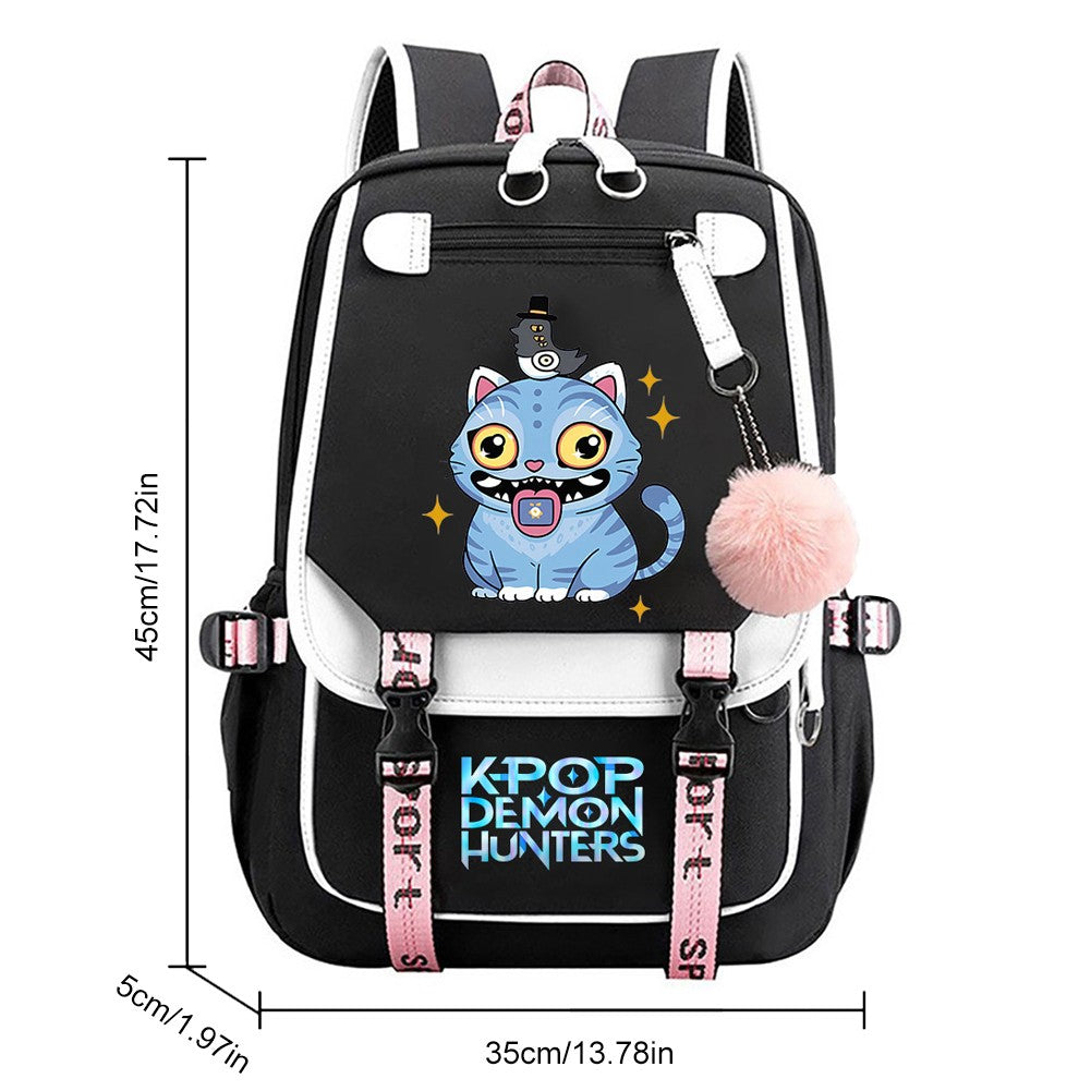 Mochila Escolar para Estudantes KPop Filme Daily Bagpack 2025 Hot Movie Print Mochilas para Menina Menino Laptop Usb Port Bag para Crianças