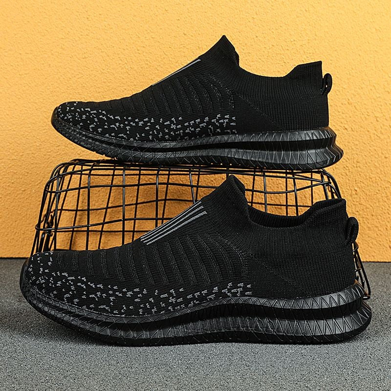 Sapatos Masculinos Casuais Respiráveis Leves para Exterior Tênis Masculinos Antiderrapantes Sapatilhas Slip-on Vulcanizados 2023