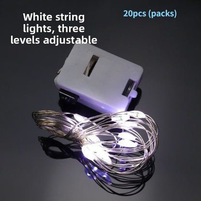 Colorful Fairy Lights Battery Operated (Includ), 3m 10ft 30 LED Mini String Lights for DIY Wedding Christmas Party Mason Jars