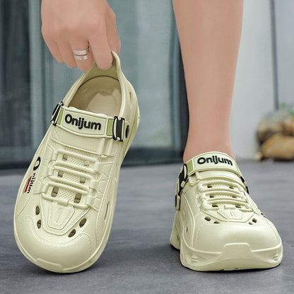 Men Outdoor Sandals Men's Outdoor Sandals Sport Slippers Beach Slides Breathable Clogs Men Casual Garden Shoes Non-slip Hiking