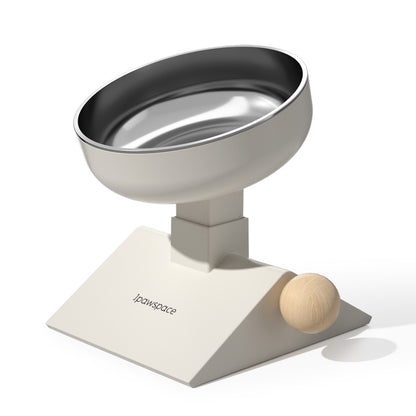 Tigelas Elevadas para Cães de Pequeno e Médio Porte e Gatos, Suporte Elevado Ajustável em 3 Alturas com Tigelas de Comida em Aço Inoxidável 304