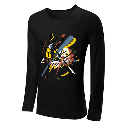 Vassily Kandinsky, small worlds (Kleine Welten) Long T-Shirt tops hippie clothes plain black t shirts men