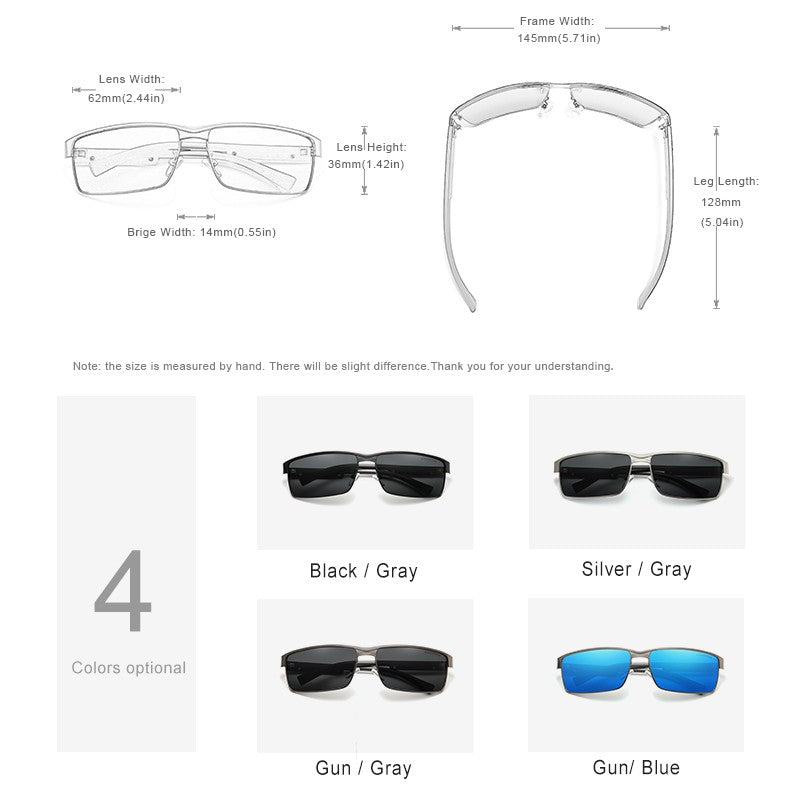 KINGSEVEN New Photochromic Sunglasses Men Chameleon Polarized Pilot Sun Glasses Driving Square Eyewear Men's Sun Glasses Male
