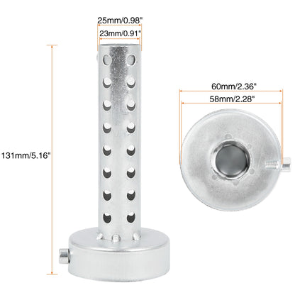 UXCELL Universal Motorcycle Exhaust DB Killer 35mm 42mm 45mm 48mm 60mm OD Muffler Baffle Insert Silver