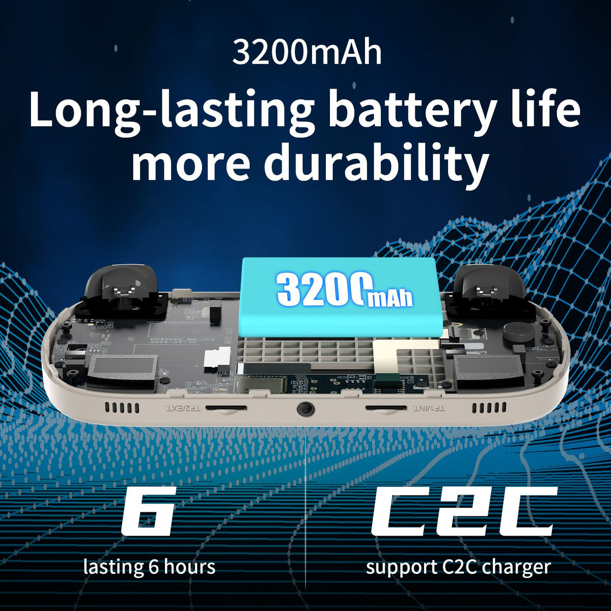 Anbernic RG40XX H 64 Bit Linux Retro Handheld Game Console 4.0'' IPS Screen Supports 5G WiFi Bluetooth HD-Support Output RG40XXH
