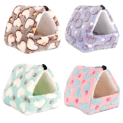 Ninho de Pelúcia para Pássaros, Rede para Papagaios, Decoração de Gaiola, Ninho de Hamster, Acessórios para Pássaros jaulas para pájaros 1 unidade