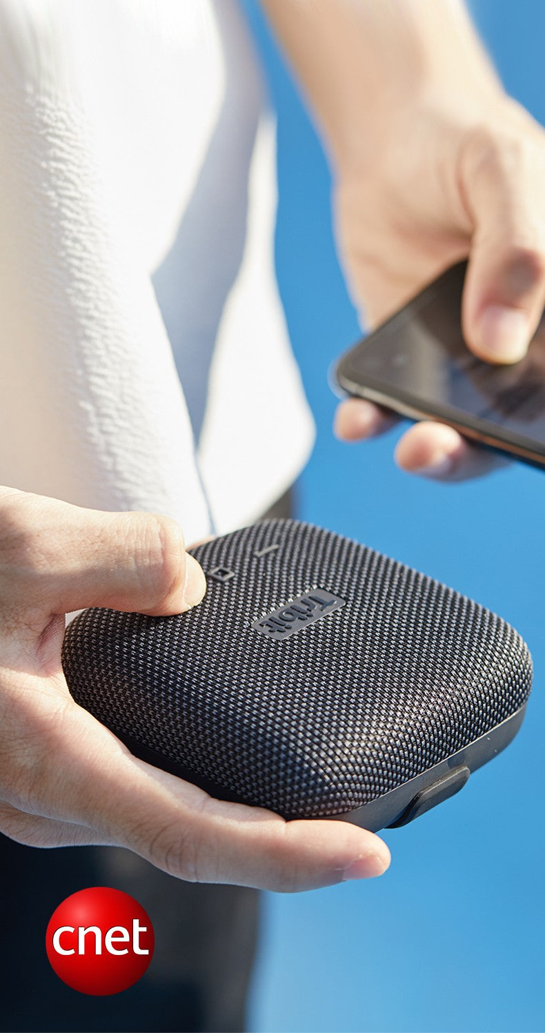 Caixa de Som Portátil Tribit-StormBox Micro Bluetooth, À Prova D'Água IP67, para Festas ao Ar Livre, Acampamento, Viagem, Alto-falante Sem Fio, Microfone Embutido