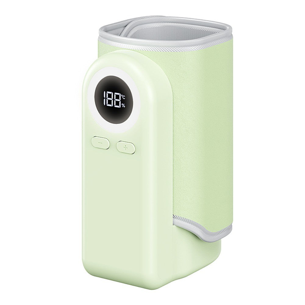 4-in-1 Baby Bottle Warmer Constant Temperature Wireless Milk Warmer Digital Display Rapid Warming Nighttime Milk Warmer Travel