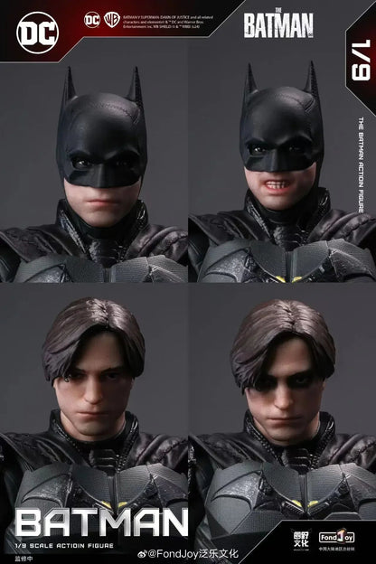 Fondjoy The Batman Anime Figure Pattinson Batman Action Figure Dc Justice League 2024 New Decor Children Toys Birthday Gift