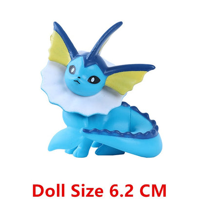 Pokémon Anime Figures Gelo Eevee Pikachu Dragão Voador Coleção Figura Brinquedos de Ação Fofos Modelo Pok é mon Presentes de Aniversário Infantis