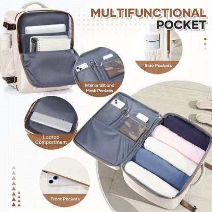 Notebook Backpack Travel 40x30x20 Ryanair Laptop Bag Men Women Business Waterproof Cabin Bag Carry ons Backpack School Bag