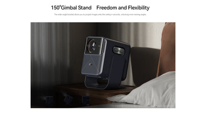 Wanbo Mozart 1 Pro 2025 4K 1200 Ansi Projector Google TV  1080P HDR10 MEMC HDMI 2.0 Sealed Beam Proyector Dual Wifi  20W Speaker