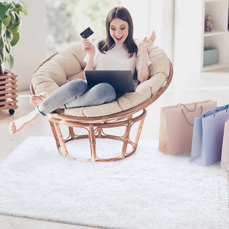 Plush Area Rug Bedroom Carpet Super Soft Foot Bedside Mat Fuzzy Children Carpet Prayer Rugs Living Room Rug Room Decoration