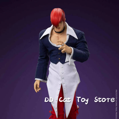 Em Estoque Tunshi Studio SNK 1/12 TS-XXZ-008 King Of Fighters 97 Iori Yagami Conjunto Completo Boneco Colecionável Escala Presente de Natal
