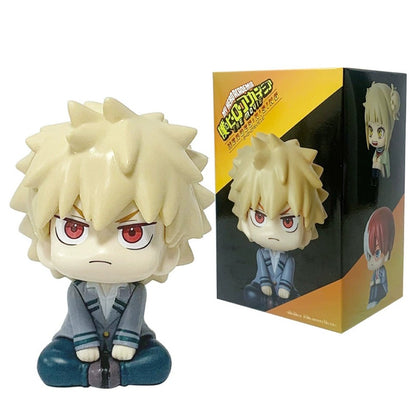 Em Estoque Novo Anime My Hero Academia Midoriya Izuku Bakugou Katsuki Ochaco Uraraka Bonecos de Anime Brinquedos para Crianças Presente de Natal