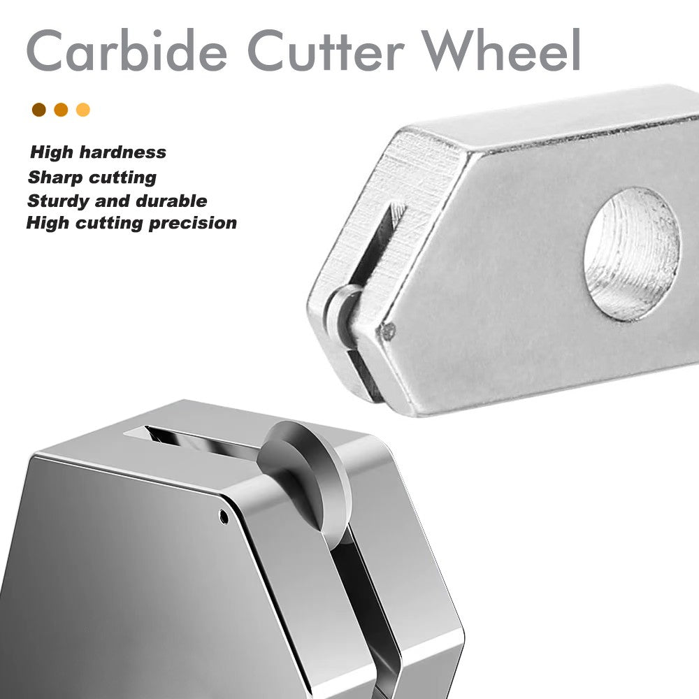 5 peças Nova Ferramenta de Corte de Garrafas de Vinho Cabeça de Corte de Substituição Cabeça de Cortador de Diamante para Cortador de Azulejo de Vidro Ferramenta Manual Ferramenta de Construção