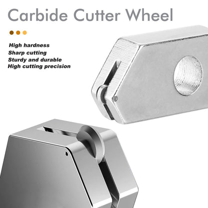 5 peças Nova Ferramenta de Corte de Garrafas de Vinho Cabeça de Corte de Substituição Cabeça de Cortador de Diamante para Cortador de Azulejo de Vidro Ferramenta Manual Ferramenta de Construção