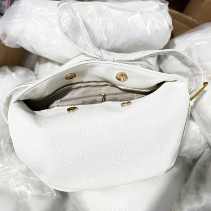 Fashionable retro new leather bag, women's dumpling bag, shoulder bag, crossbody bag, trendy and versatile soft leather bag