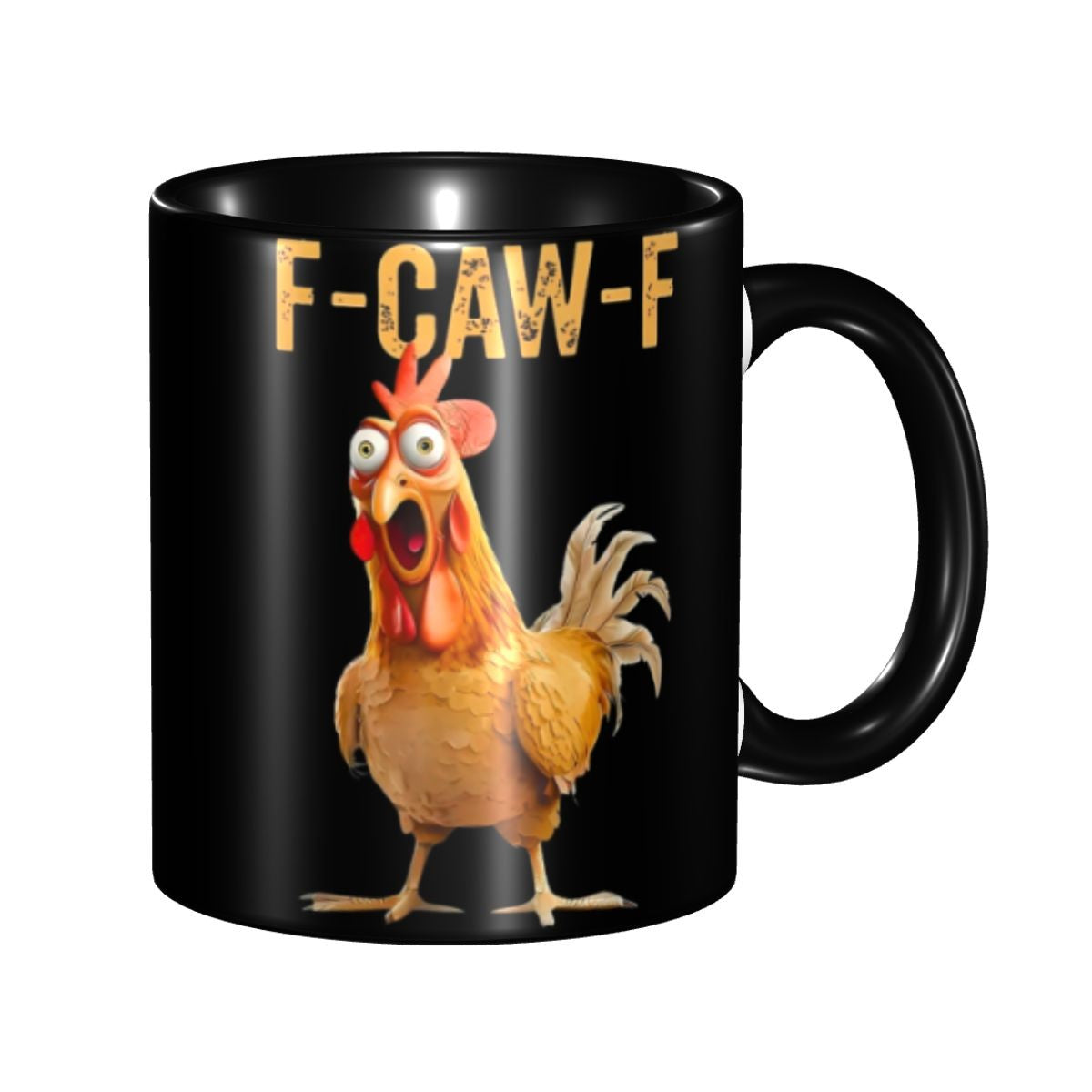 Funny F-Caw-F Chicken FCAWF Mug Fun Tea Cup Gift For Women Men