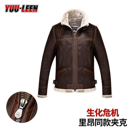 Game Biohazard Resident Leon Scott Kennedy Cosplay Costumes Faux Leather Jacket Role Play Coat For Man