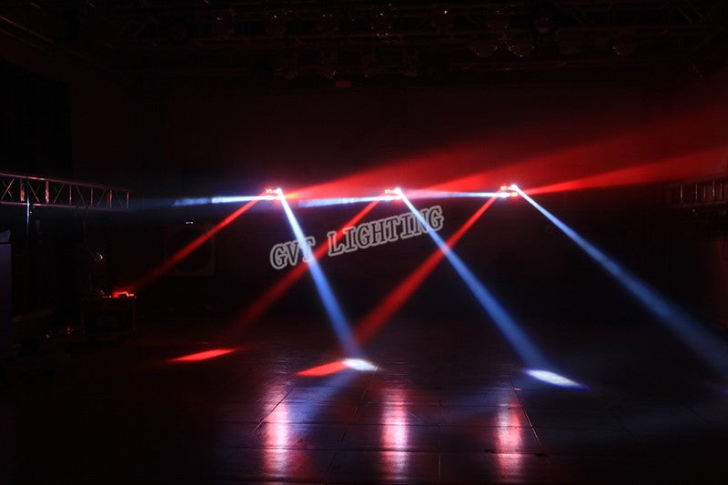 Mini LED 8x3W RGBW Moving Head Light LED Spider Beam Stage Lighting DMX 512 Spider Light Good for DJ Nightclub Party