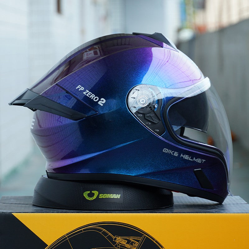 Capacete articulado para motociclistas, com dupla certificação 3C e DOT, e viseira dupla, importado da China