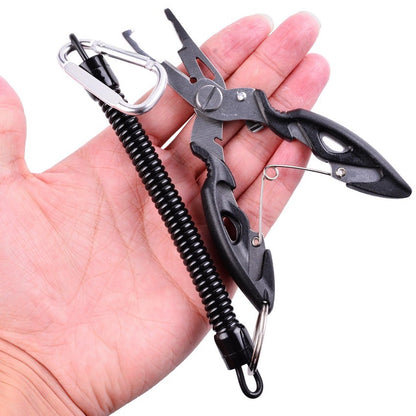 Alicates de Pesca Multifuncionais Ferramentas Acessórios para Bens de Inverno Alicates Torno para Amarrar Moscas Tesouras Conjunto de Linha de Pesca Pinças de Peixe