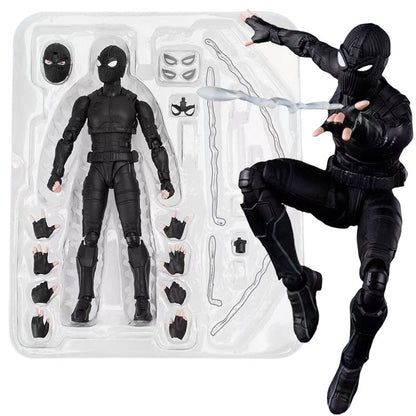 Boneco Articulado Homem-Aranha Versão do Jogo Peter Parker Marvel Legend Spiderman Modelo Anime Colecionável Presente
