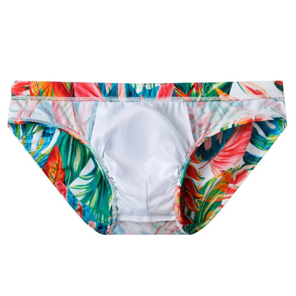 Sexy Man's Brand Swimming Push-up Pad Swim Trunks Low Waist Swimming Men Briefs Swimwear Boxers Patchwork Color Hot Sell Summer