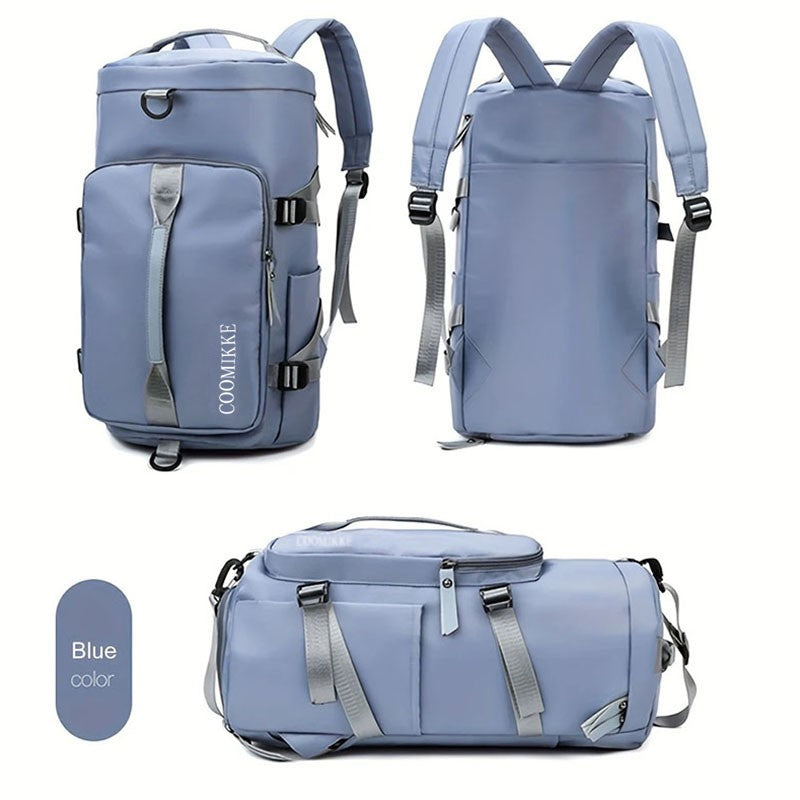 Mochila de estilo neutro para homens e mulheres, adequada para viagens e turismo, feita de material de nylon, é uma mochila de caminhada.