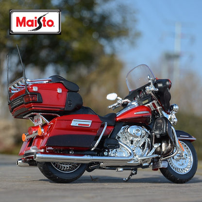 Maisto 1:12 Harley FLHTK Electra Glide Ultra Limited Liga Clássica Modelo de Motocicleta Brinquedo de Metal Fundido Moto de Lazer Modelo Infantil Presente
