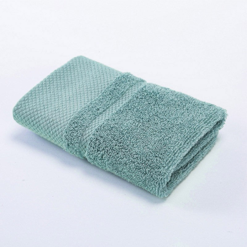 Solid Color Cotton Super Absorbent Hand Towel Face Hand Towel Thicken Soft Bathroom Hand Towels Home Hotel Supplies 34x75cm