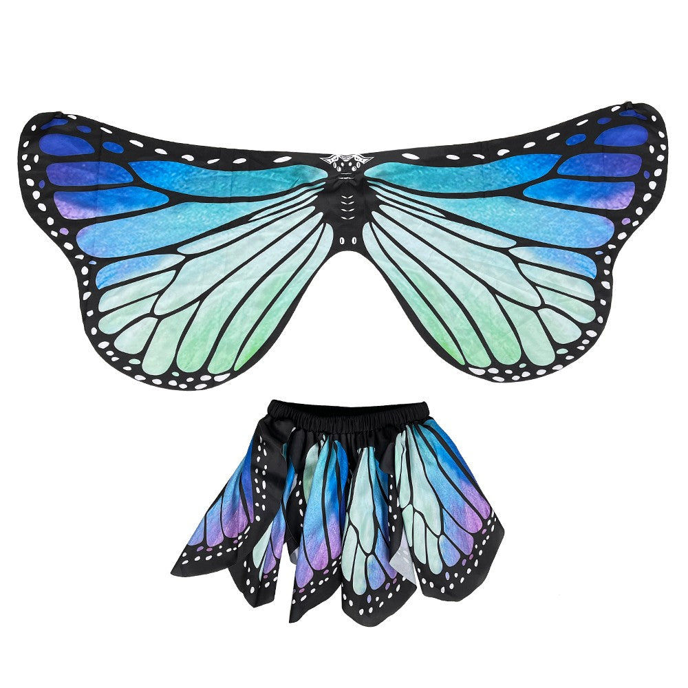 Butterfly Cosplay Wings Costumes Girl Performance Accessories Halloween Carnival Props Wing For Girls Boys Cloak Party Ccarnival