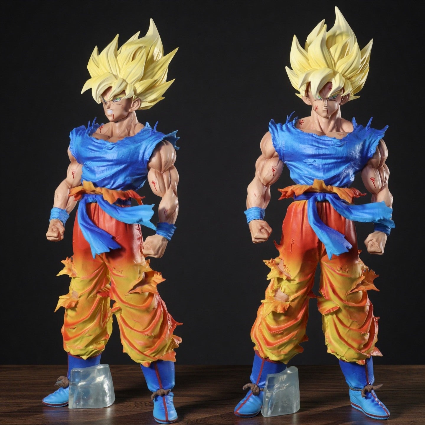 27cm Dupla Face Dragon Ball Z Son Goku Figure Super Saiyan Son Goku Bonecos de Ação Estátua de Pvc Coleção Modelo Brinquedos de Presente