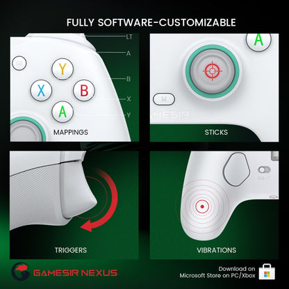 GameSir G7 SE -  Xbox Gaming Controller Wired Gamepad with Hall Effect Sticks for Xbox Series X/ Xbox One