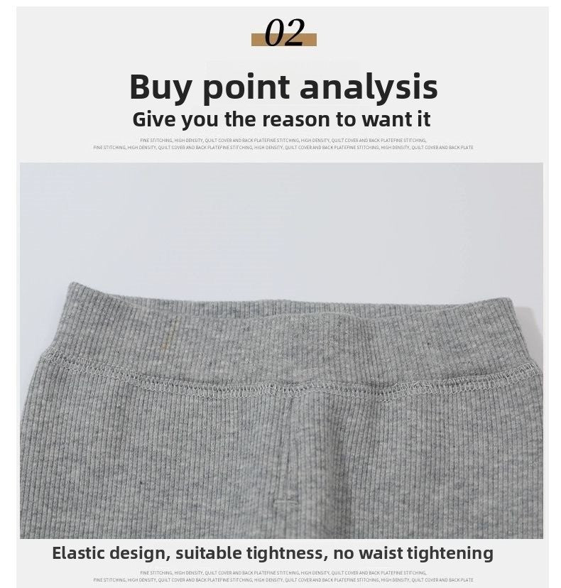 1-6Y Fleece Lined Leggings for Girls Winter Warm Bear Patch Elastic Pants Soft Kids Trousers Teenage Girls Clothing