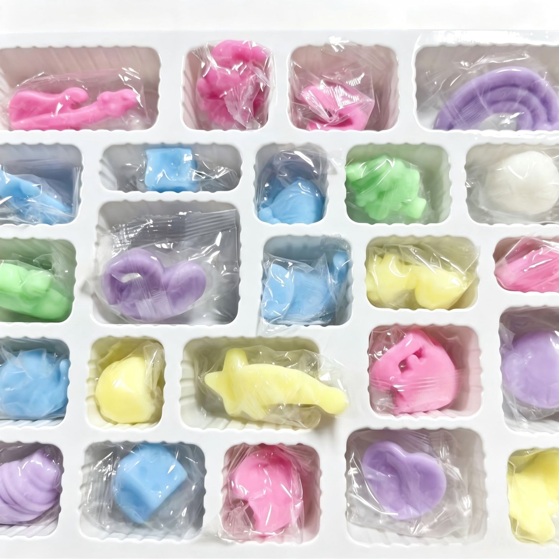 Christmas Easter Advent Calendar 24 Pcs Unique Cute  Squishy Fidget Toy Slow Rebound Anxiety Relief Mystery Surprise Gift Box