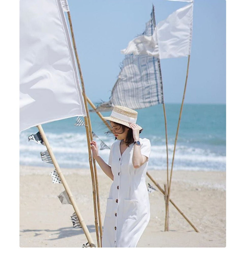 Chapéu de sol feminino de verão com aba larga, Fedora, palha de trigo natural, chapéu de praia, chapéu de sol feminino de ráfia, Panamá Jazz